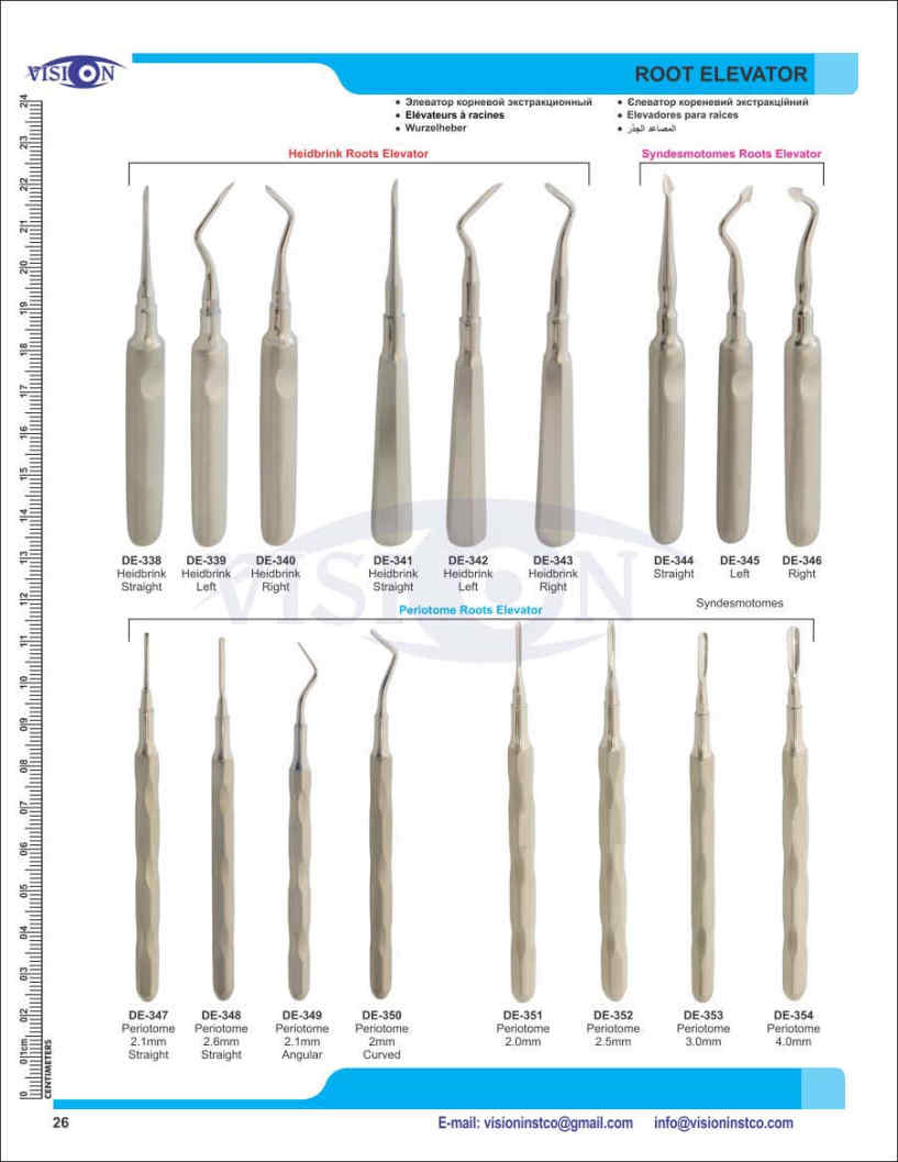 Vision Instruments Company Instruments